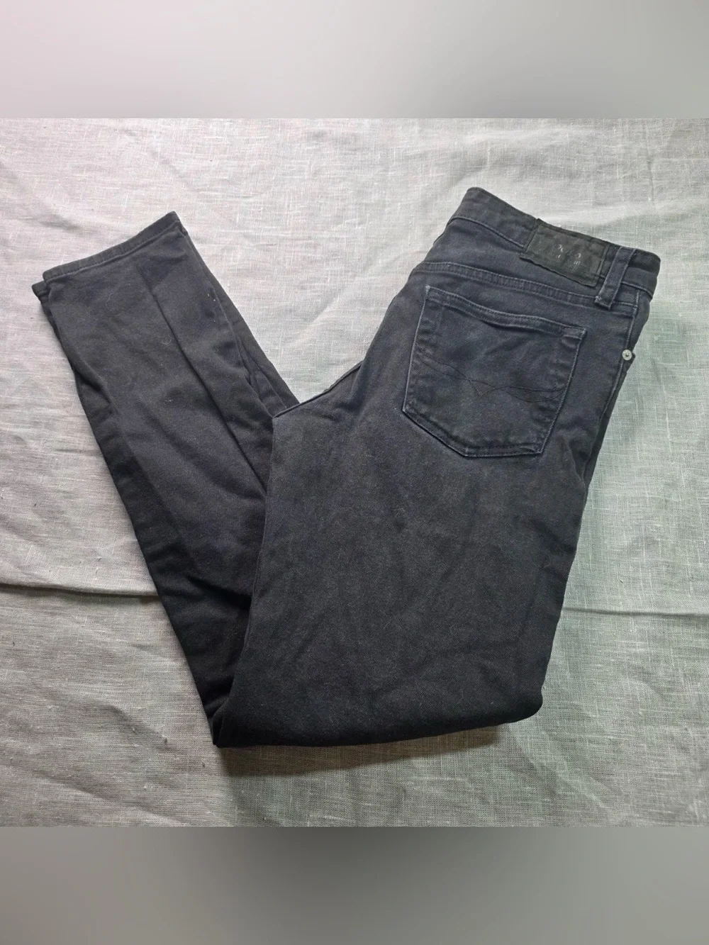 Polo Ralph Lauren Boys Size 20 The Hampton Straight Black Denim Jeans Pants